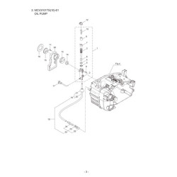 Ricambi Maruyama per Motosega MCV3101TS(10)-01