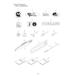 Ricambi Maruyama per Motosega MCV3101TS(10)-01