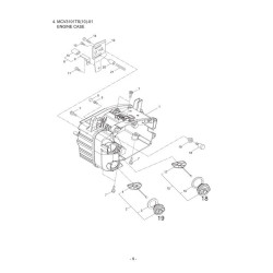 Makita Spare Parts for Chainsaw EA3110T