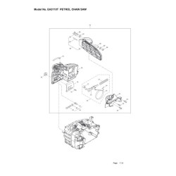Makita Spare Parts for Chainsaw EA3110T