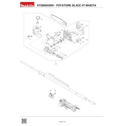 Makita Spare Parts for Telescopic Pole Saw EY2650H