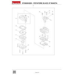 Makita Spare Parts for Telescopic Pole Saw EY2650H