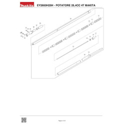 Makita Spare Parts for Telescopic Pole Saw EY2650H