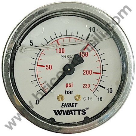 Pressure Gauge for Silenced Compressor Fiac SA 410-300