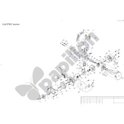 Papillon Spare Parts for Petrol Brushcutter DGB 52