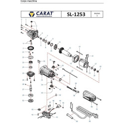 Carat Spare Parts for Wall Chaser Machine SL-1253