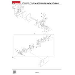 Dolmar Spare Parts for Hedge Trimmer HT2360D