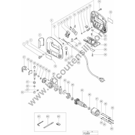 Ricambi Hitachi per Seghetto Alternativo FCJ65V