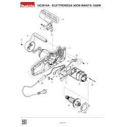Makita Spare Parts for Electric Chainsaw UC3010A