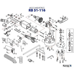 Rurmec Spare Parts for Bush Hammer RB51-116