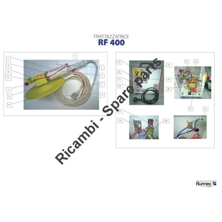 Ricambi Rurmec per Frattazzo RF-400