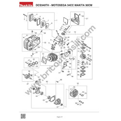 Makita Spare Parts for Chainsaw DCS340TH