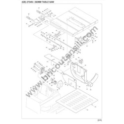 Ricambi Makita per Sega da Banco 2704N