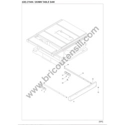 Ricambi Makita per Sega da Banco 2704N