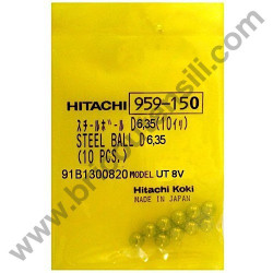 Sfera in Acciaio mm 6,35 per Martelli Hitachi