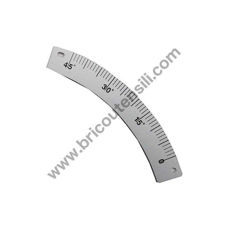 Degrees Label for Band Saws FEMI 791 Analog-Digital