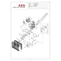 AEG Spare Parts for Compressor B 50-26