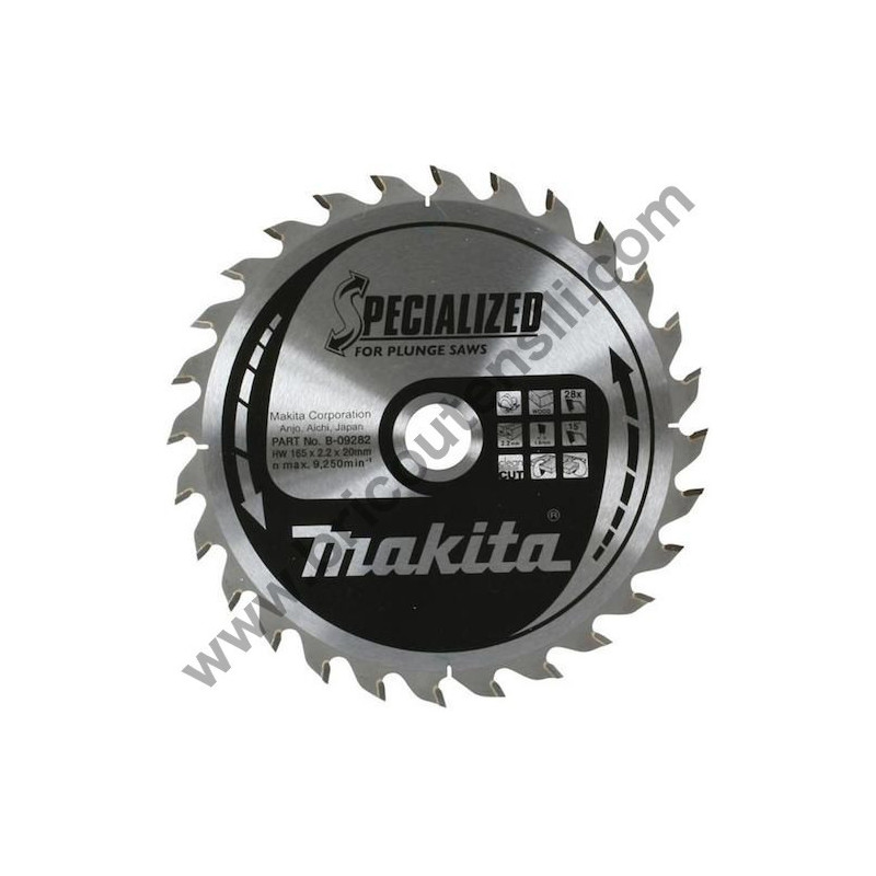 Makita Plunge Circular Saw Blades Wood - Aluminum
