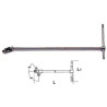 Chiave a "T" Snodata con Quadro 1/4"