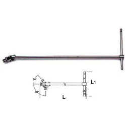 Key "T" twists with panel 3/8"