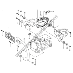 Ricambi Tanaka per Motosega ECS 3500 B-C-D