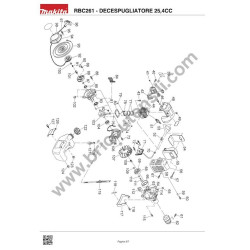 Makita Spare Parts for Brusch Cutter RBC261
