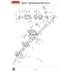 Makita Spare Parts for Brusch Cutter RBC261