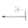 Chiave "T" snodata con Quadro Esagonale Beta 6 mm