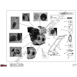 Lavor Parts for Petrol Engine Pressure Washer Independent 2300