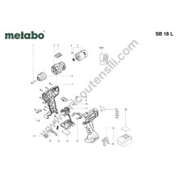 Ricambi Metabo per Smerigliatrici Angolari L 3709-L10-10-LE 9-10
