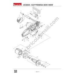 Ricambi Makita per Elettrosega UC3020A
