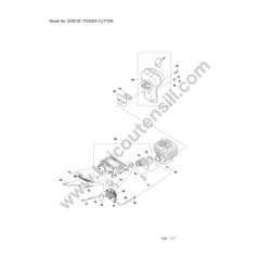 Makita Spare Parts for Power Cutters EK8100
