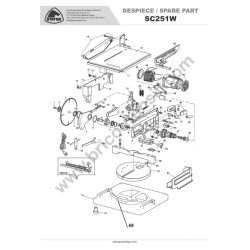 Stayer Spare Parts for Wood Mitre Saw SC251W