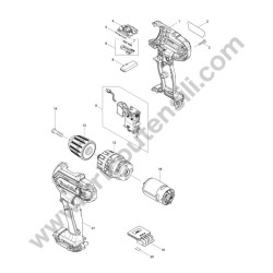 Makita Spare Parts for Cordless Drill Driver HP333D