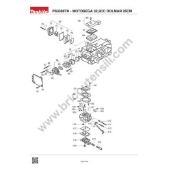 Dolmar Spare Parts for Petrol Chainsaw PS3300TH