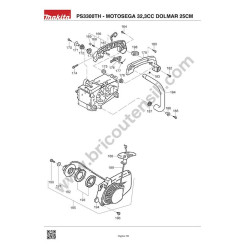 Dolmar Spare Parts for Petrol Chainsaw PS3300TH