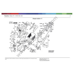 Ricambi Bosch per Tosaerba Rotak 37