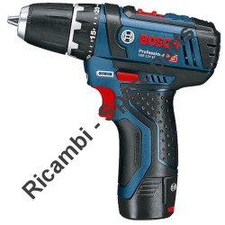 Ricambi Bosch per Trapani Avvitatori a Batteria GSR 10,8 V-LI-2