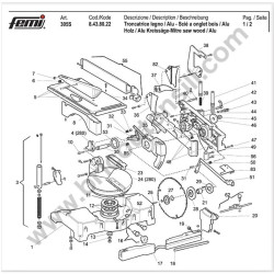 Femi Spare Parts for Mitre Saws 305S - 8438022