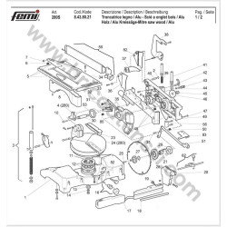 Troncatrice per Metallo Femi 780 XL