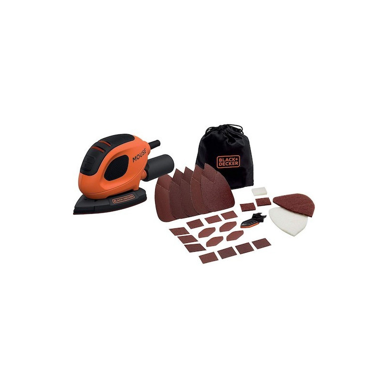 Levigatrice Elettrica Black&Decker Mouse BEW230BC