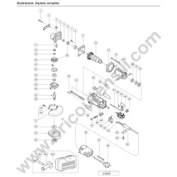 Ricambi Hitachi per Smerigliatrice Angolare G12SR2