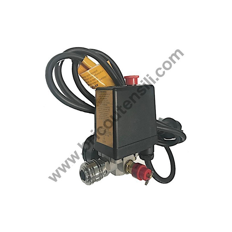 Gruppo Manometro Pressostato per Compressori 25/50 Litri