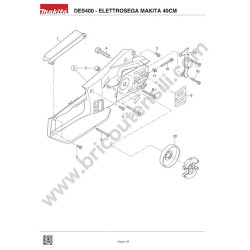 Makita Spare Parts for Electric Chainsaws DES400