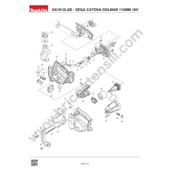 Ricambi Dolmar per Motosega TCS-2801S