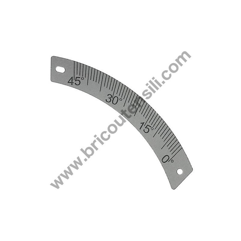 Degrees Label 0-45° for Band Saw FEMI 780P