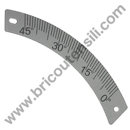 Degrees Label 0-45° for Band Saw FEMI 780P