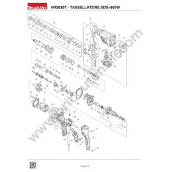 Makita Spare Parts for Rotary Hammer HR2630T