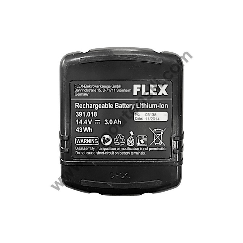 Original Flex Battery Li-ion 14.4 V / 3.0 Ah