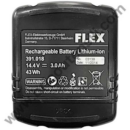 Original Flex Battery Li-ion 14.4 V / 3.0 Ah